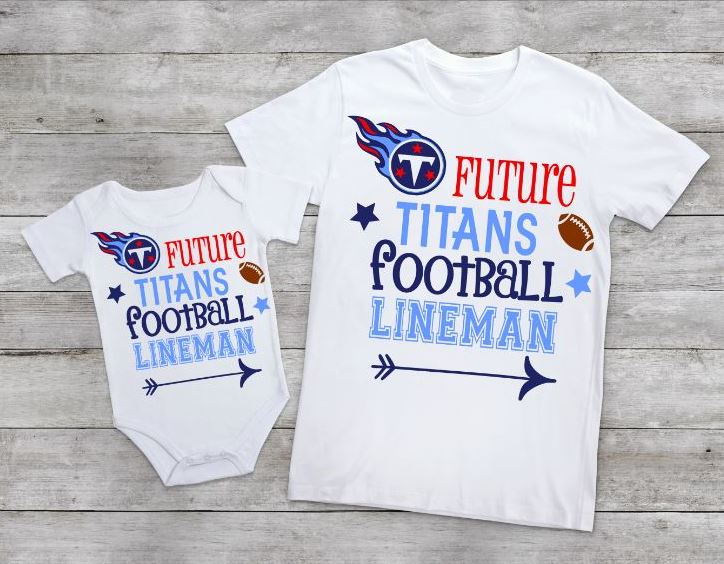 Titans football shirt – Keepsake Konnections