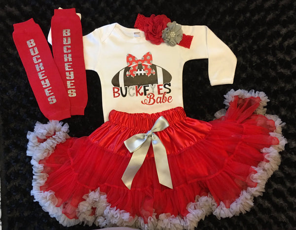 Baby girl ohio state hot sale outfits